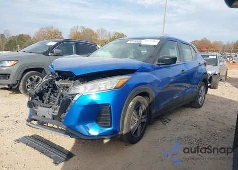 2021 Nissan Kicks S Xtronic Cvt z USA, uszkodzony, nr VIN 3N1CP5BV8ML495350